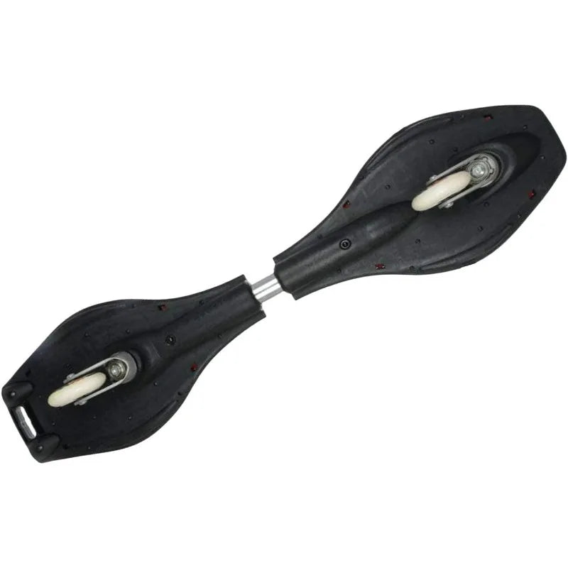 Waveboard, 2 Wheel Twisty 360 Degree Caster Board, Pro Standard Complete Skateboards, Unisex Lightweight Twist Board