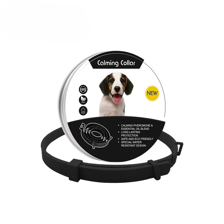 Pet Calming Collar For Cats Dogs Adjustable Anxiety Pheromone Reducing Pet Collar Lasting Natural Calm Relax Soothing Collars
