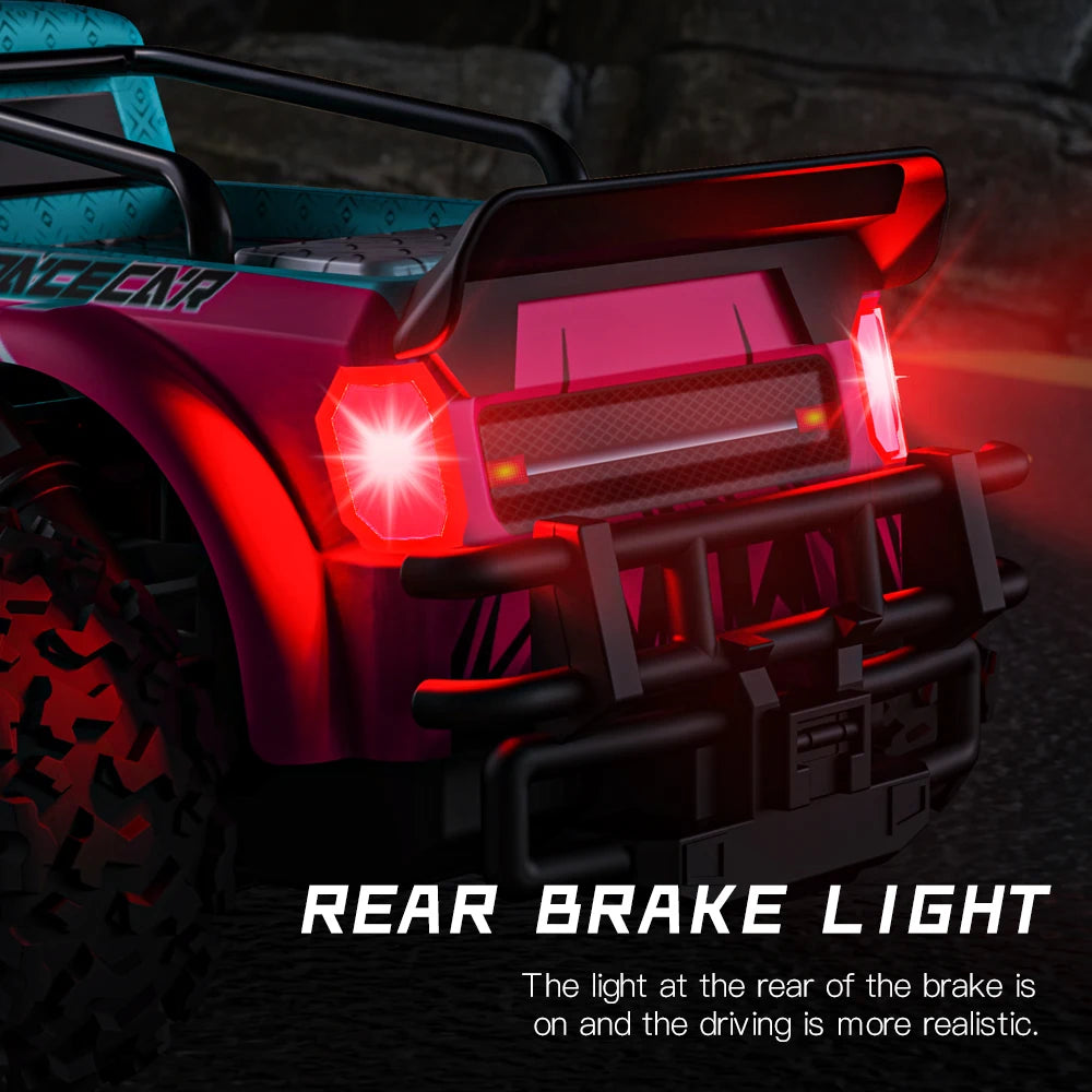 2.4G RC Cars Remote Control Car Drift High Speed With LED Light Children's Off-roadremote Outdoor Control Model Car Toys Gifts