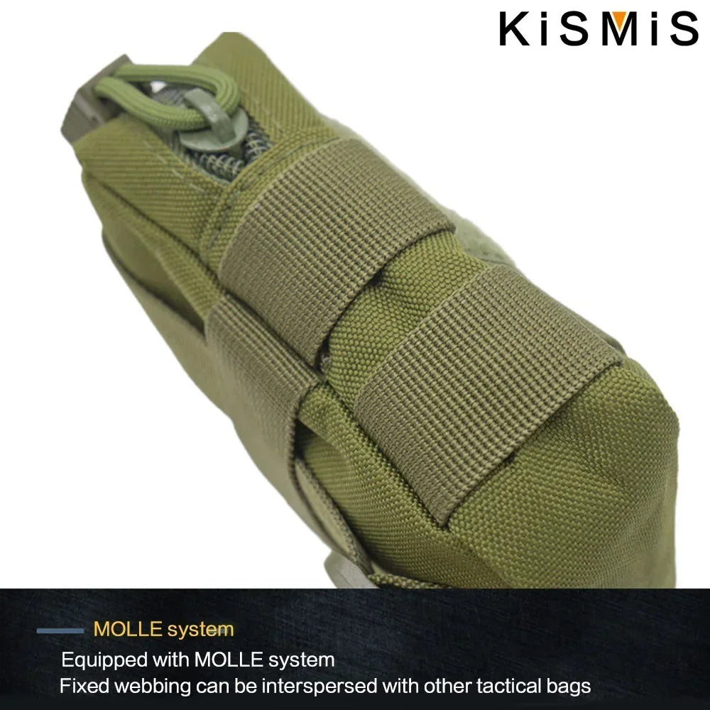 KISMIS Outdoor EDC Carry Tool Waist Bag Molle Vest Tactical Accessory Bag Medical First Aid Bag Hunting Bag Survival Equipment