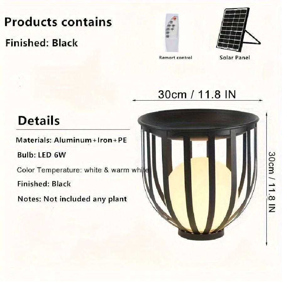 1PC Solar Floor Lamp, Solar Garden Light, Outdoor Lights waterproof
