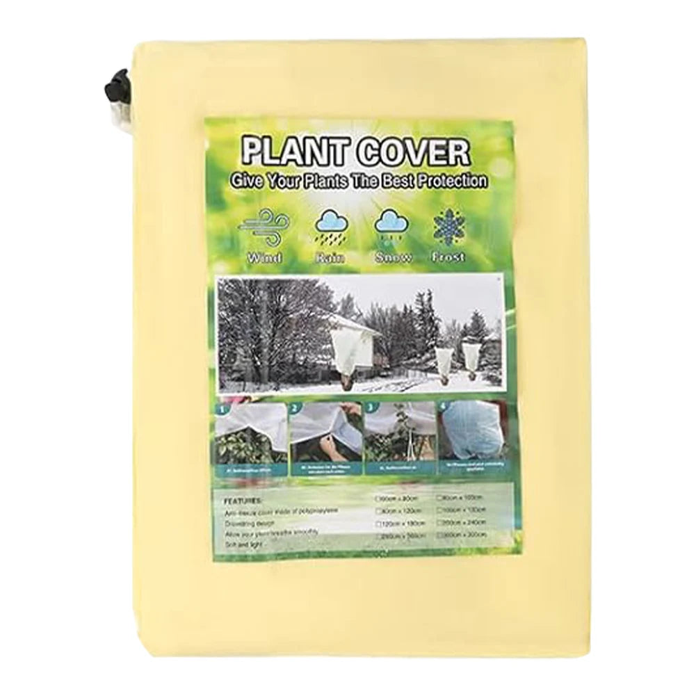 Frost Cold Protection Plant Protection Bag with Zip Drawstring Breathable Tear-Resistant Thick Winter Plant Cover for Pot Plants - Quick and EZ Shop