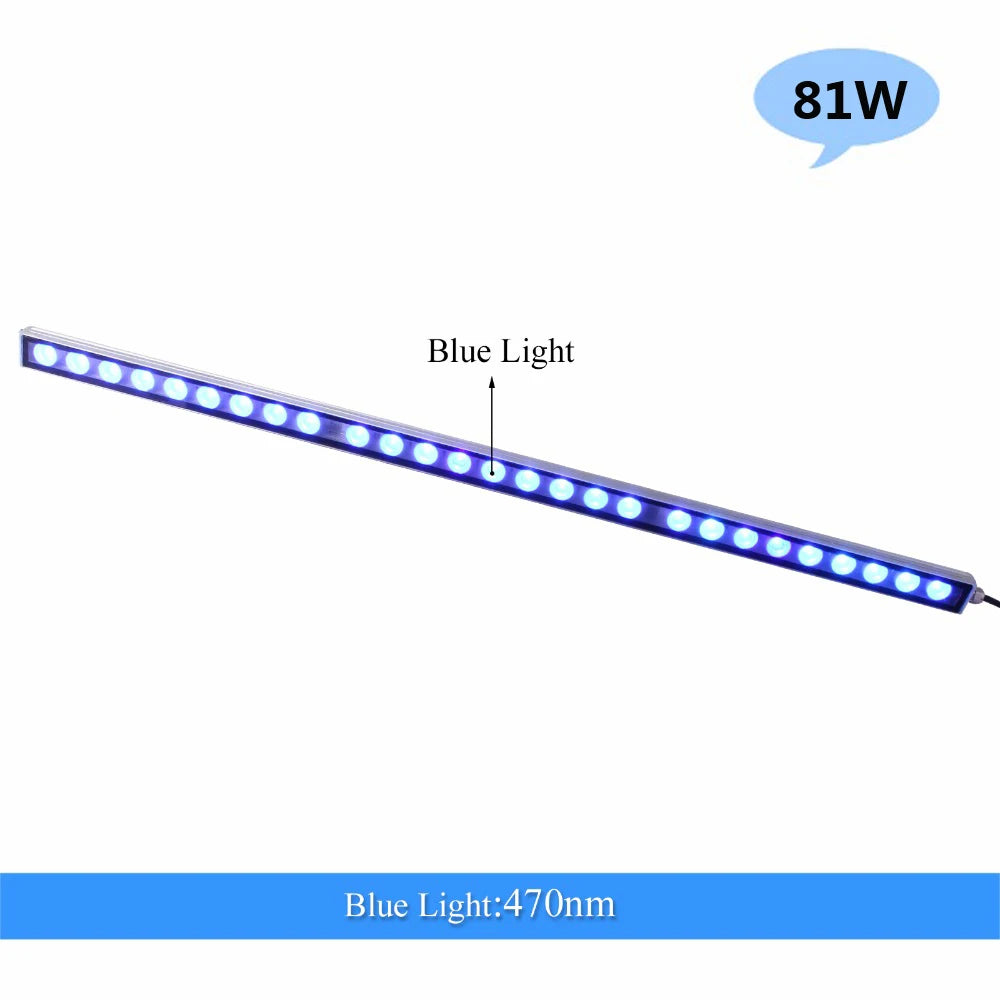 54W 81W 108W LED Bar Light IP65 Waterproof LED Aquarium Light Strip Reef Coral Plant Fish Tank Lamp Growth Greenhouse Lighting