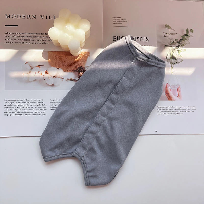 Breathable Pets Striped Overalls For Dogs Tie Dyeing Cat Clothing Sterilization Animal Suit All Season Dog Postoperative Clothes