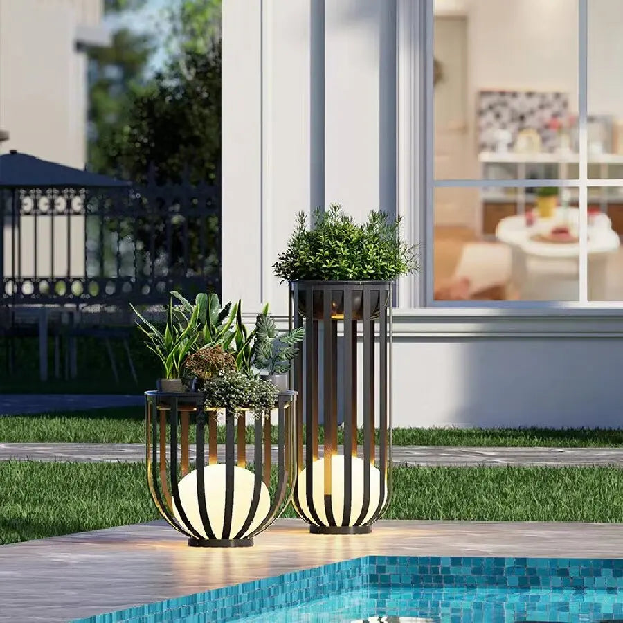 1PC Solar Floor Lamp, Solar Garden Light, Outdoor Lights waterproof