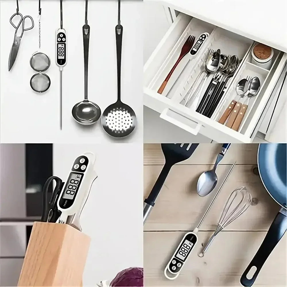 Food-grade Thermometer Household High-precision Kitchen Oil Temperature Water Baby Milk Bath Baking Measuring Home Accessories