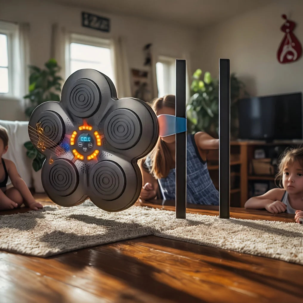 American Super New Product, A Set Of Smart Wireless Music Boxing Targets, Wall-Mounted Music Boxing Machine, Fitness Equipment,
