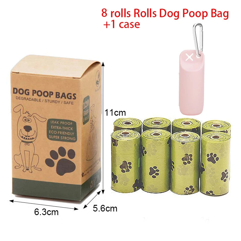 Portable Dog Poop Bag Case Toilet Bag Garbage Bin Sofe Silicone Pet Garbage Bag Dispenser Dog Poop Bag Storage Device With Hook - Quick and EZ Shop
