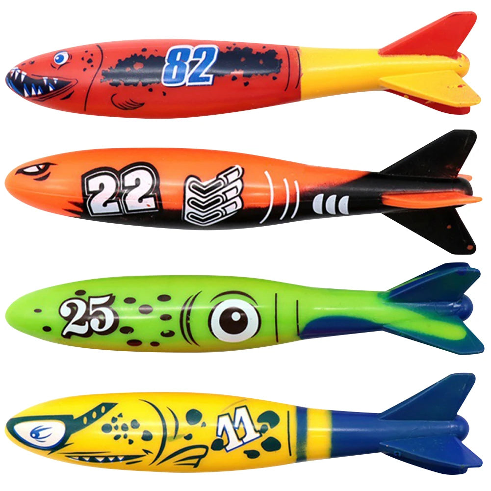 Ren Summer Pool Diving s Creative Throwing Dive Water  Pool Treasure Hunt Diving Torpedo Water Ring Pool Accessories
