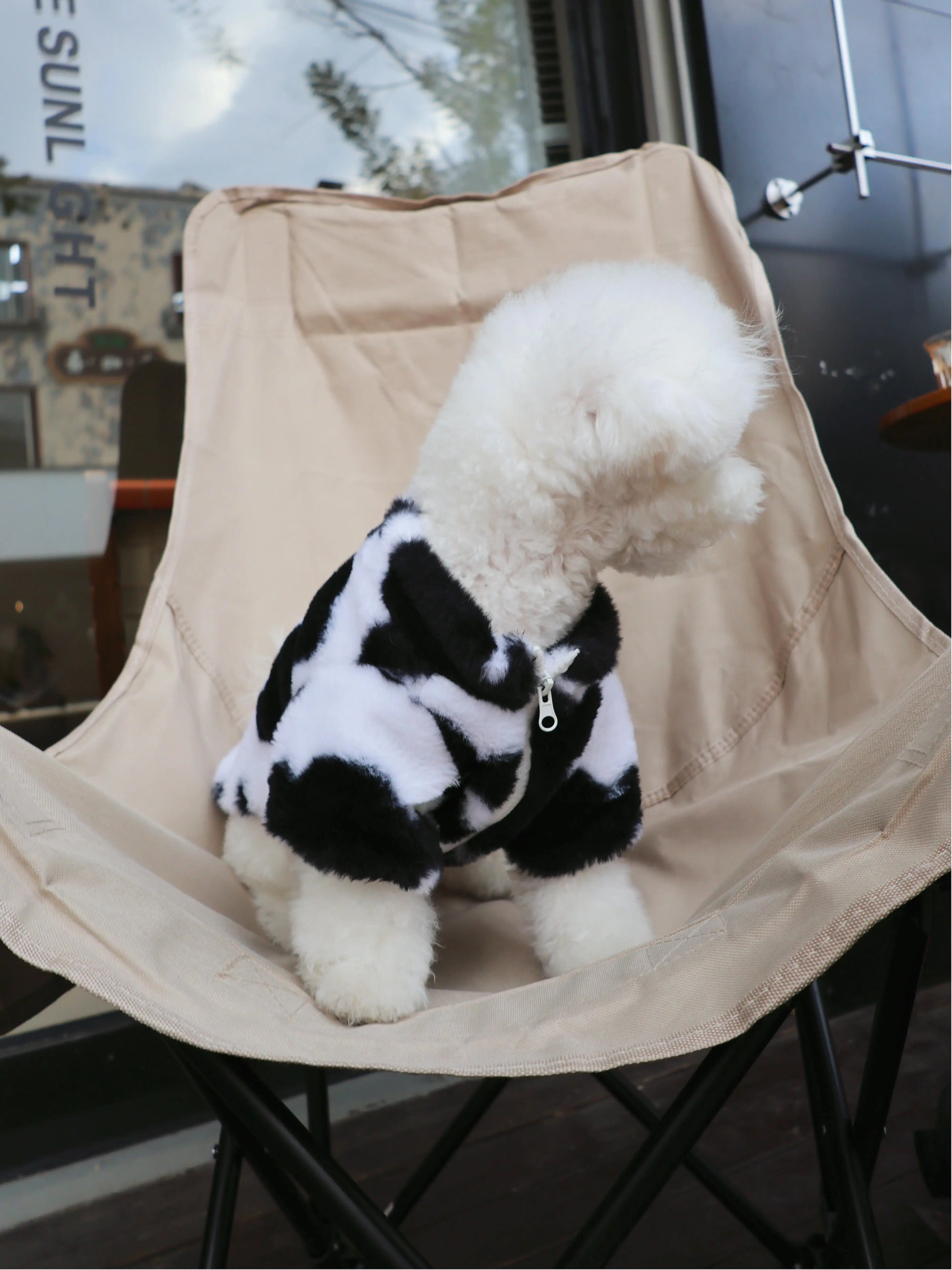 Dog clothes autumn and winter warm schnauzer fah bichon teddy small and medium-sized dogs and cats thickened fur coat - Quick and EZ Shop