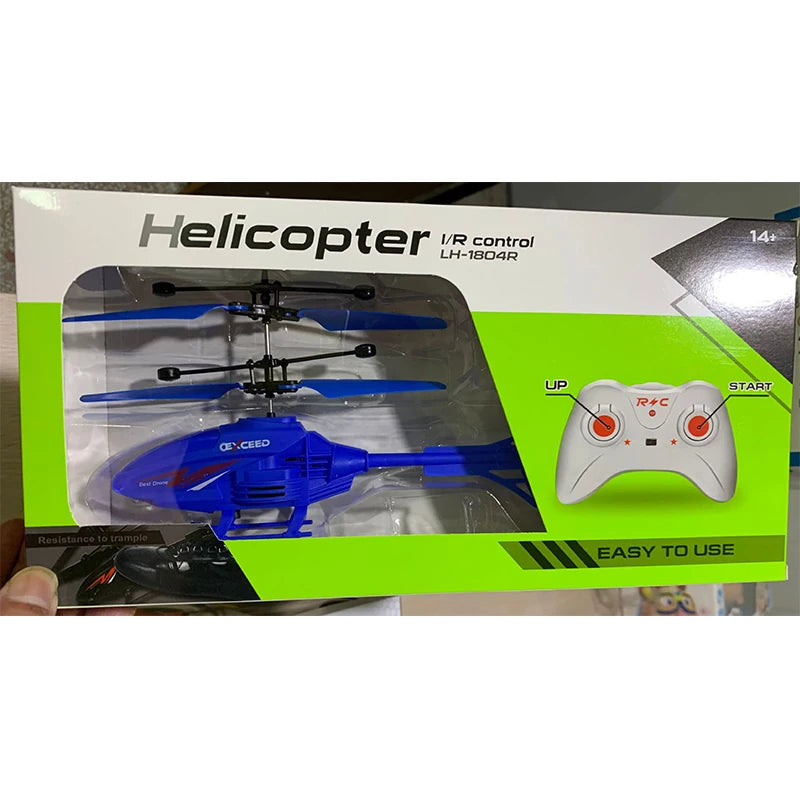 Flying Helicopter Toys USB Rechargeable Induction Hover Helicopter With Remote Control For Over  Kids Indoor And Outdoor Games
