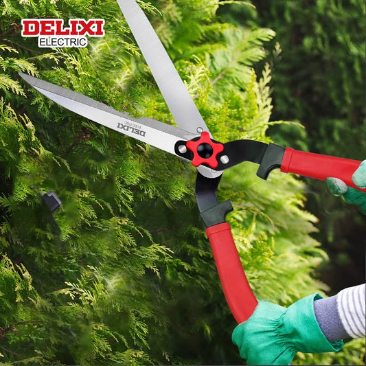 DELIXl ELECTRIC Hedge Clippers & Shears Made with Durable Steel Blades, Garden Pruning Shears  Handheld Pruners.