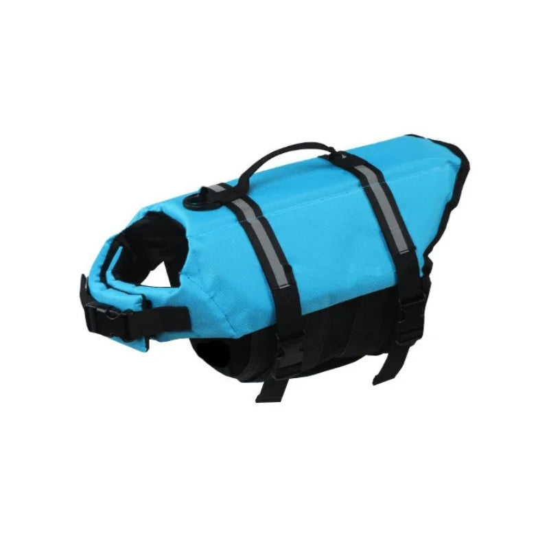 Ripstop Reflective & Adjustable Life Jacket for Dogs with Rescue Handle for Swimming