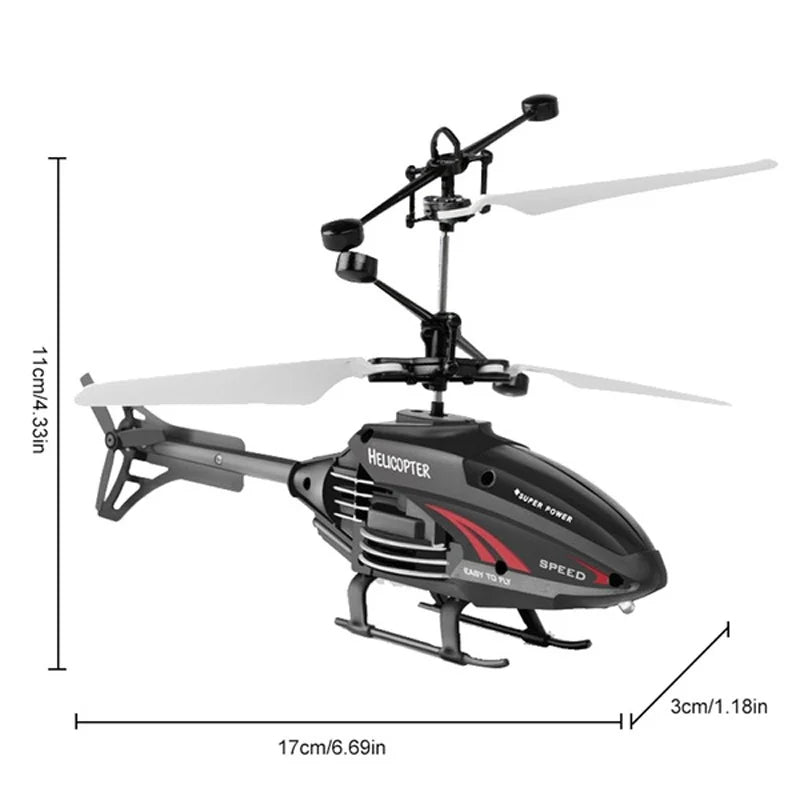Flying Helicopter Toys USB Rechargeable Induction Hover Helicopter With Remote Control For Over  Kids Indoor And Outdoor Games