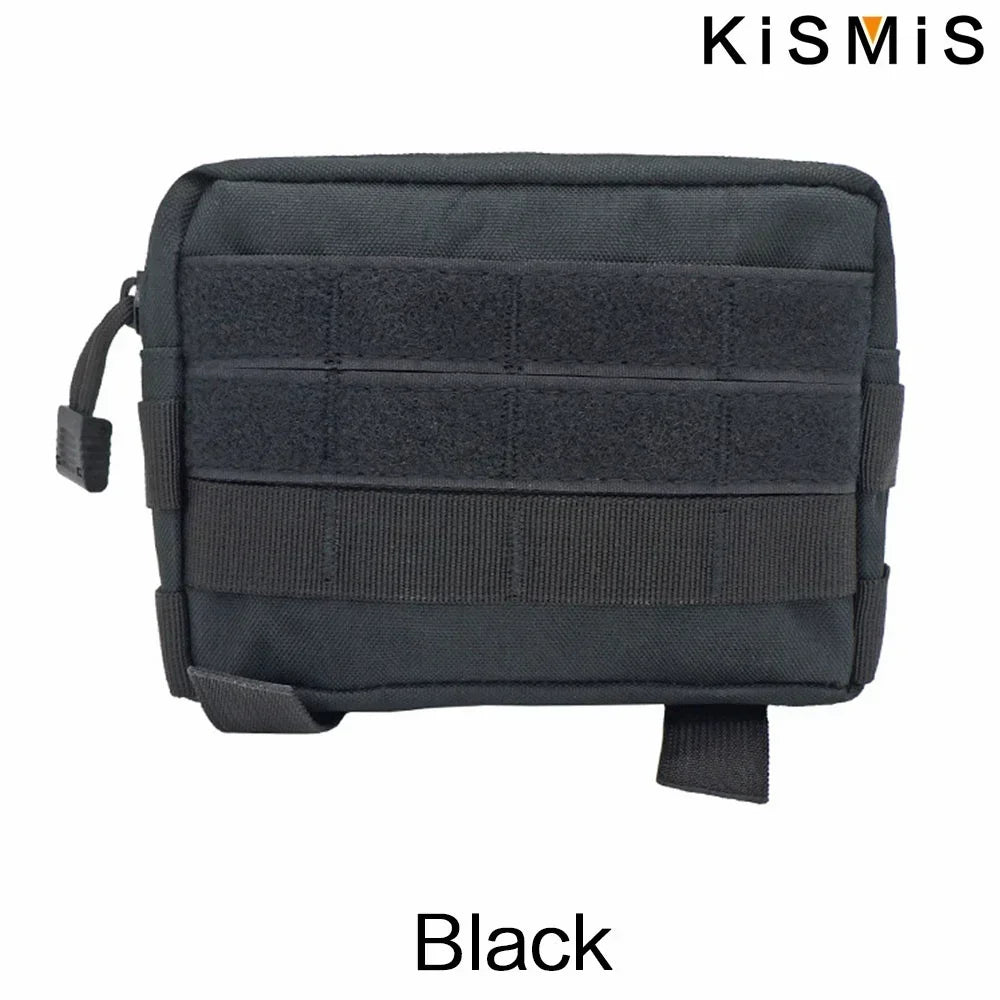 KISMIS Outdoor EDC Carry Tool Waist Bag Molle Vest Tactical Accessory Bag Medical First Aid Bag Hunting Bag Survival Equipment