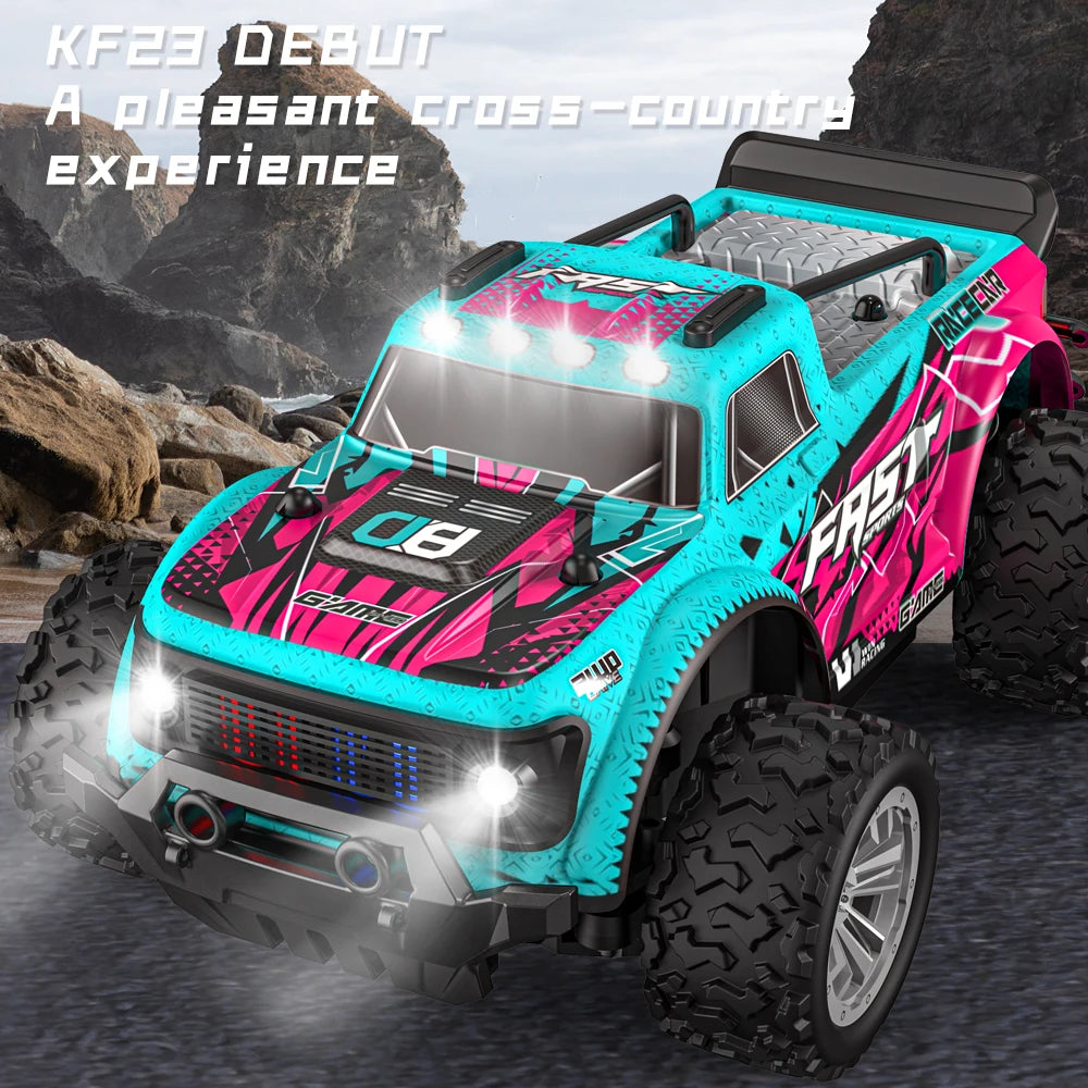 2.4G RC Cars Remote Control Car Drift High Speed With LED Light Children's Off-roadremote Outdoor Control Model Car Toys Gifts