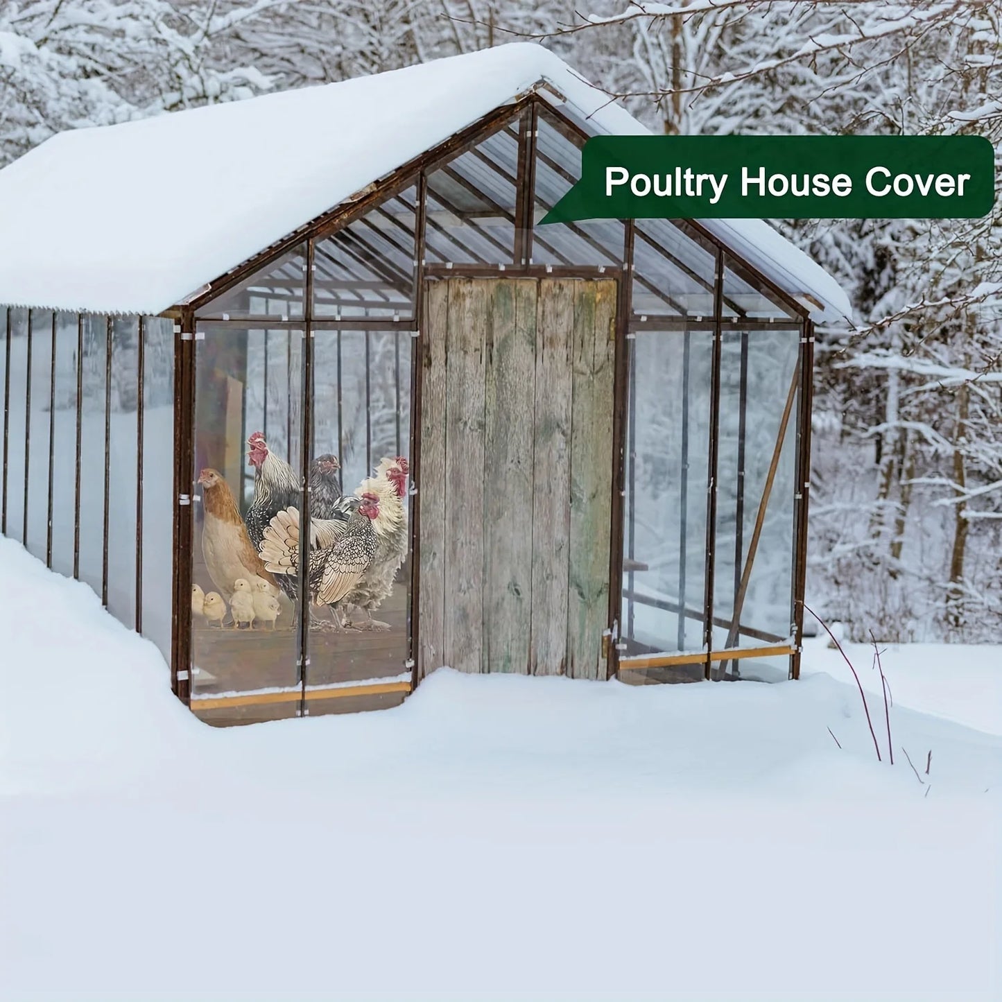 【Camping Transparent Rain Cover】A Quick Setup Transparent Rain Cover with a Waterproof Sealed Ring Design, Providing Timely Protection