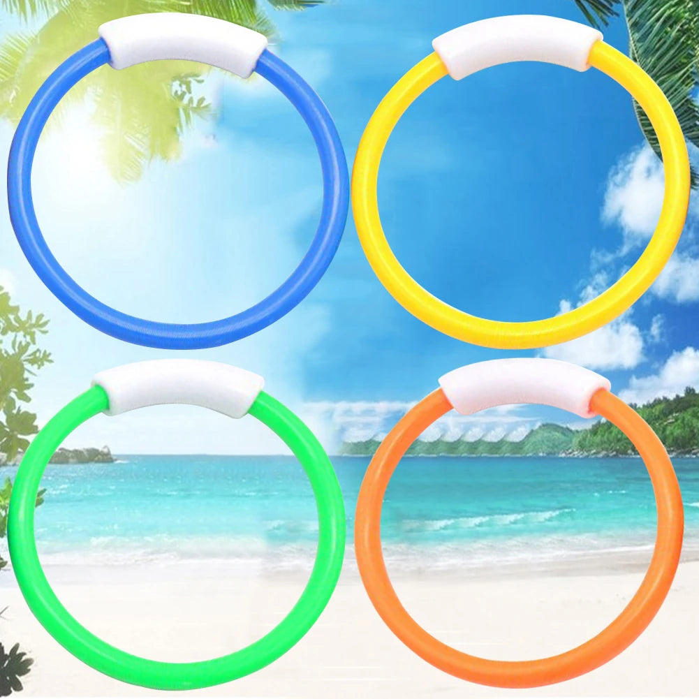 Ren Summer Pool Diving s Creative Throwing Dive Water  Pool Treasure Hunt Diving Torpedo Water Ring Pool Accessories