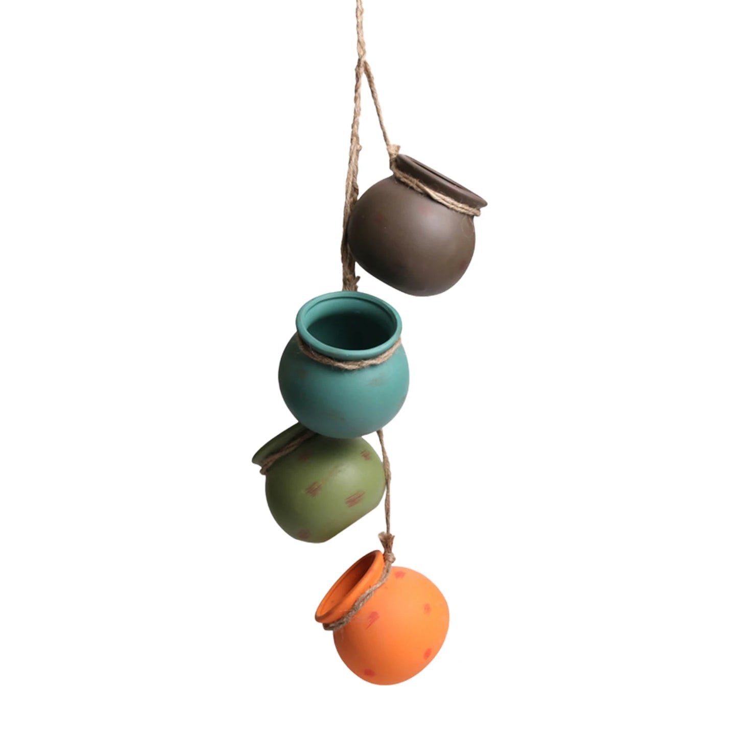 Hanging Planter for Indoor Plants Mini Wall or Ceiling Mount Dangling Plant Pot for Home Office Dorm Living Room MIAO-US