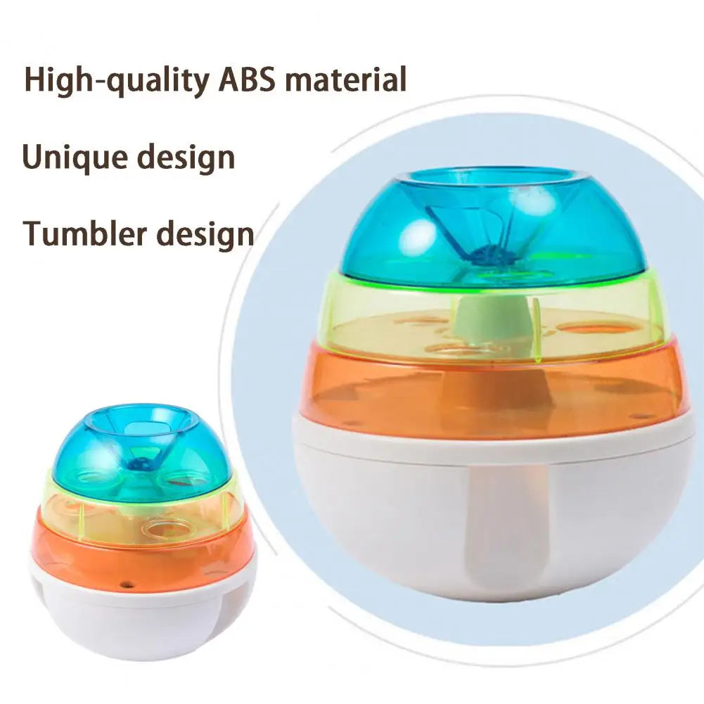 Pet Leaking Toy Dog Treat Tower Bite Resistant Tumbler Design Relieve Boredom Dog Puppy Leaky Food Toy Funny Dog Feed Toy