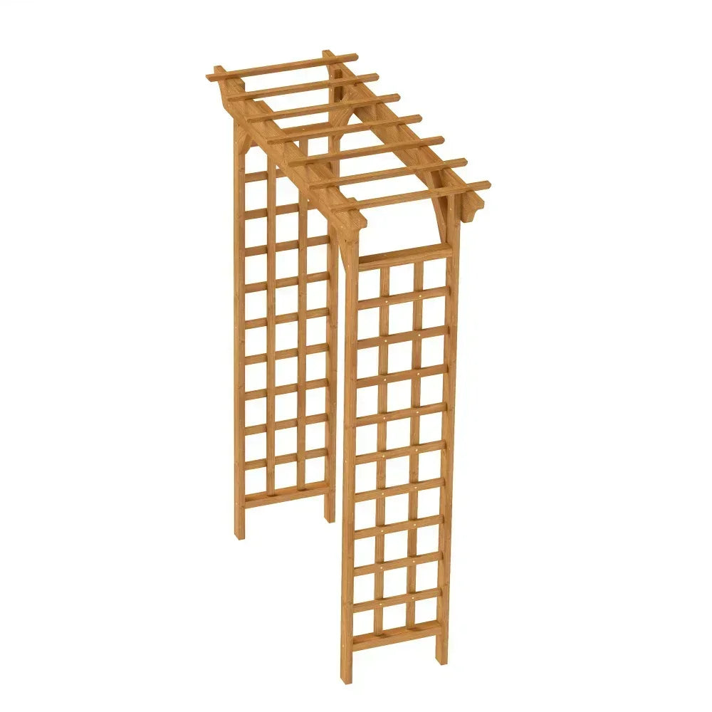Wooden Arbor, Wedding Arch for Ceremony, Wood Trellis for Plant Climbing, Christmas Decor Pergola for Garden Backyard