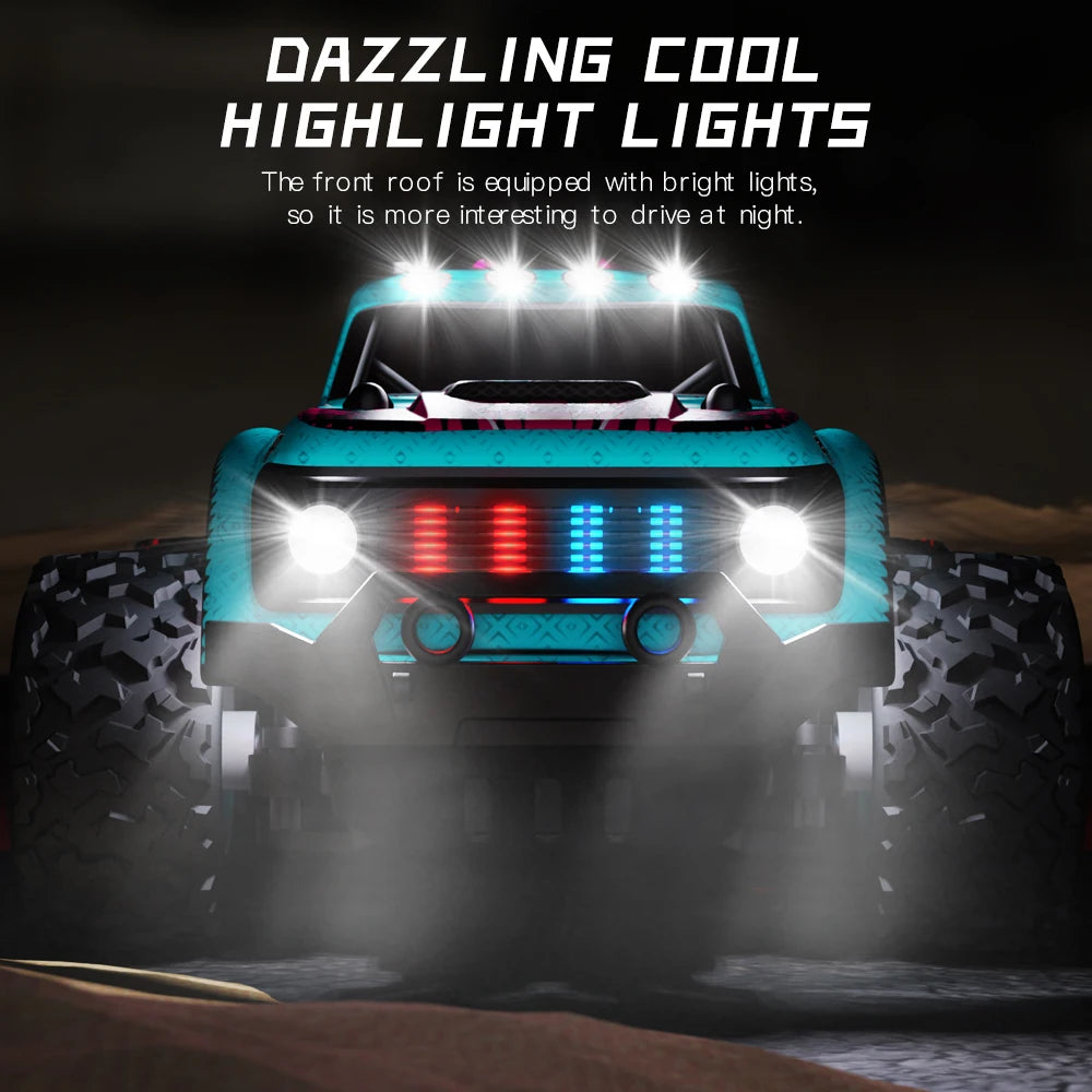2.4G RC Cars Remote Control Car Drift High Speed With LED Light Children's Off-roadremote Outdoor Control Model Car Toys Gifts