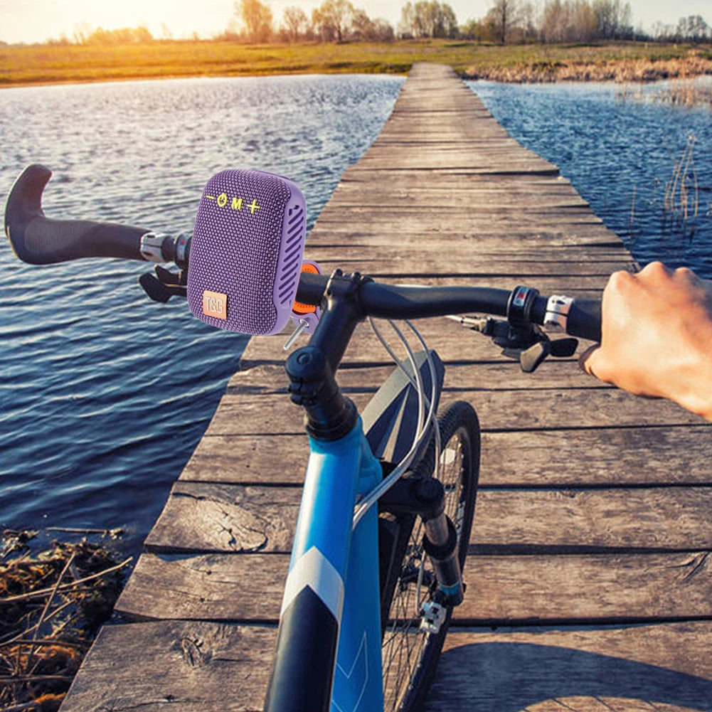 Bicycle Wireless Stereo Speaker Portable Outdoor Boombox Type-C USB Rechargeable Bluetooth-compatible for Scooter Motorcycle
