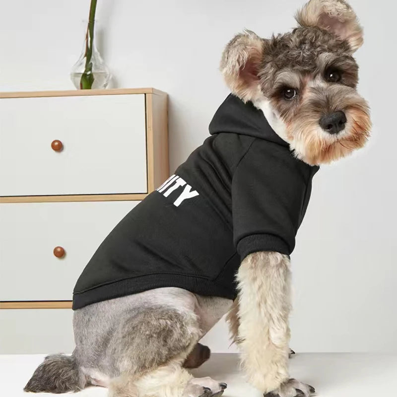 Dog clothes Pet clothes Popular fashion Hoodie Large, medium and small pet clothes Casual warm dog clothes security