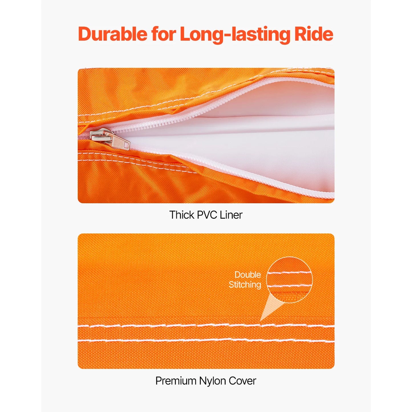 SucceBuy 1-2Riders Towable Tubes for Boating Inflatable Towable Tube for Boat to Pull 340lbs Boat Tubes with Fin for Water Sport