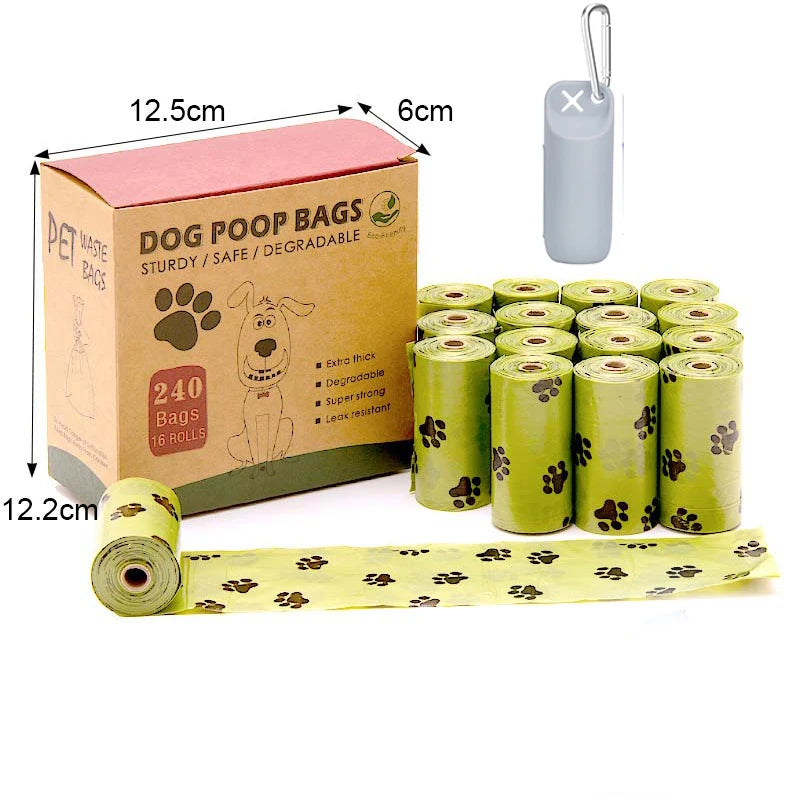 Portable Dog Poop Bag Case Toilet Bag Garbage Bin Sofe Silicone Pet Garbage Bag Dispenser Dog Poop Bag Storage Device With Hook - Quick and EZ Shop