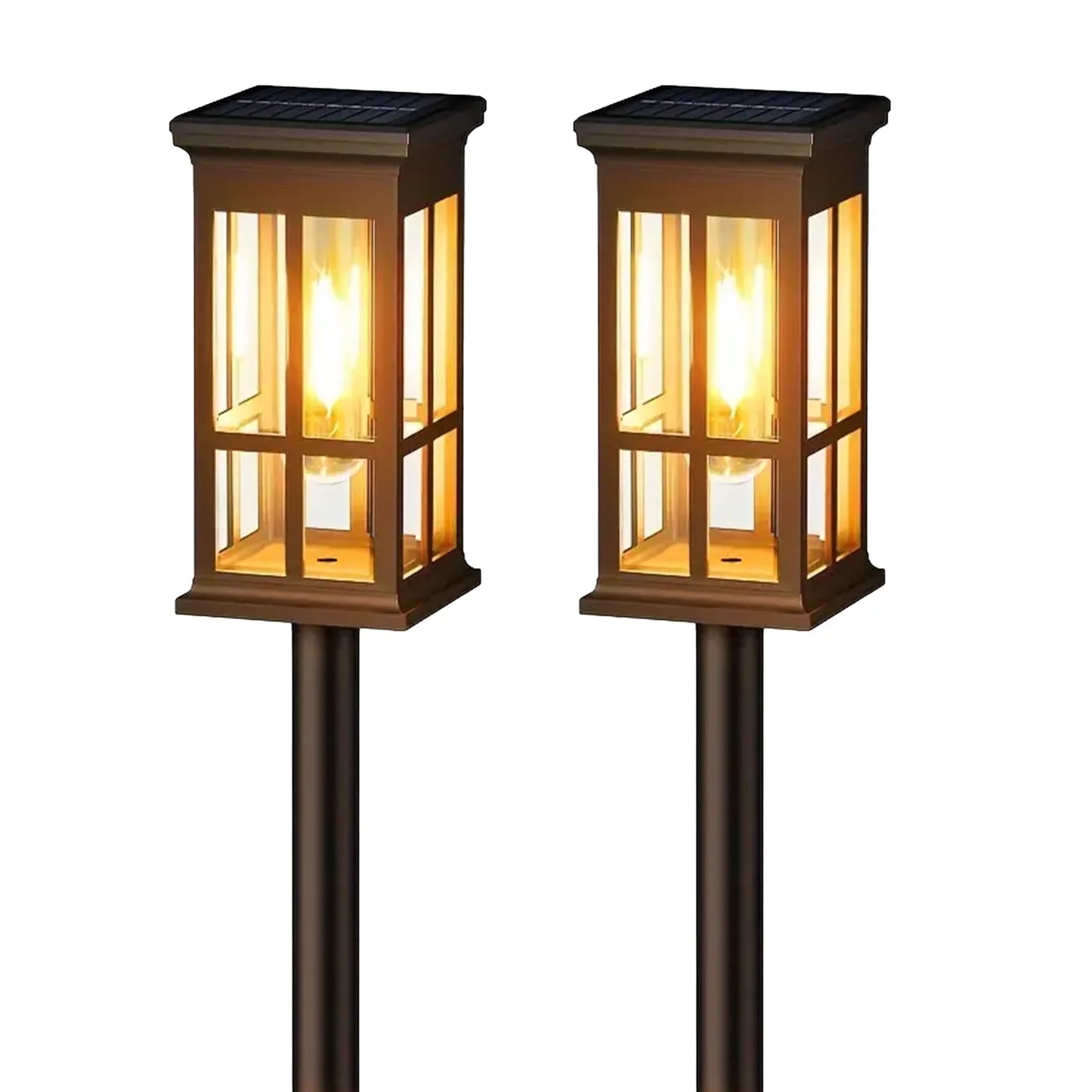 2/6/8 Pack Solar Pathway Lights - Super Bright Outdoor Solar Lights for Patio/Patio/Sidewalk - Outdoor Gifts