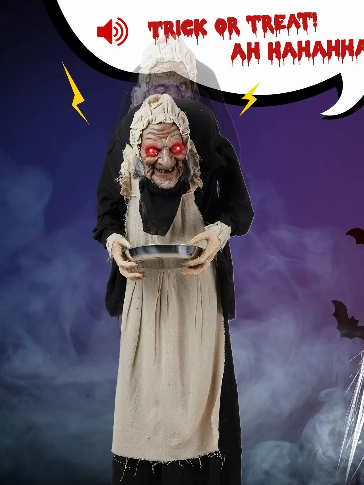 5 FT Maid Halloween Standing Decoration