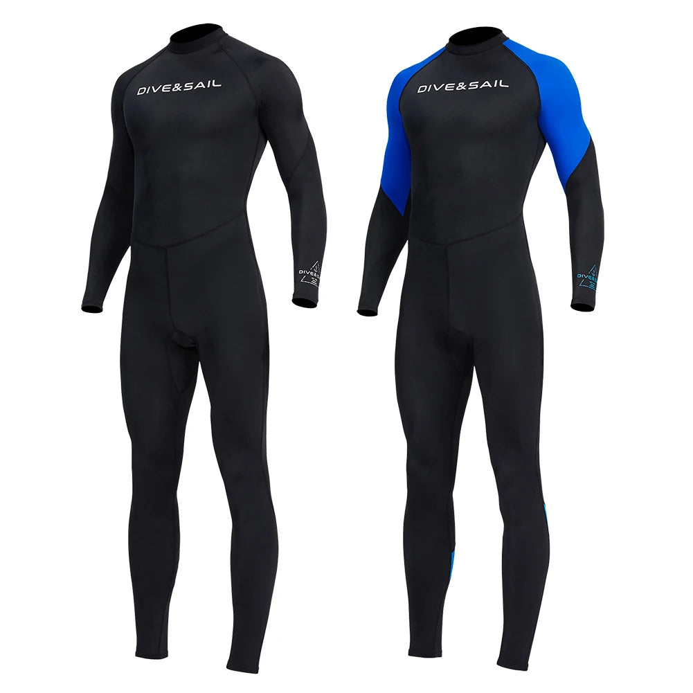 Men Diving Protection Clothes Warm Sunscreen Snorkeling Surfing Swimsuit with Zipper Anti-scratch Breathable Outdoor Accessories