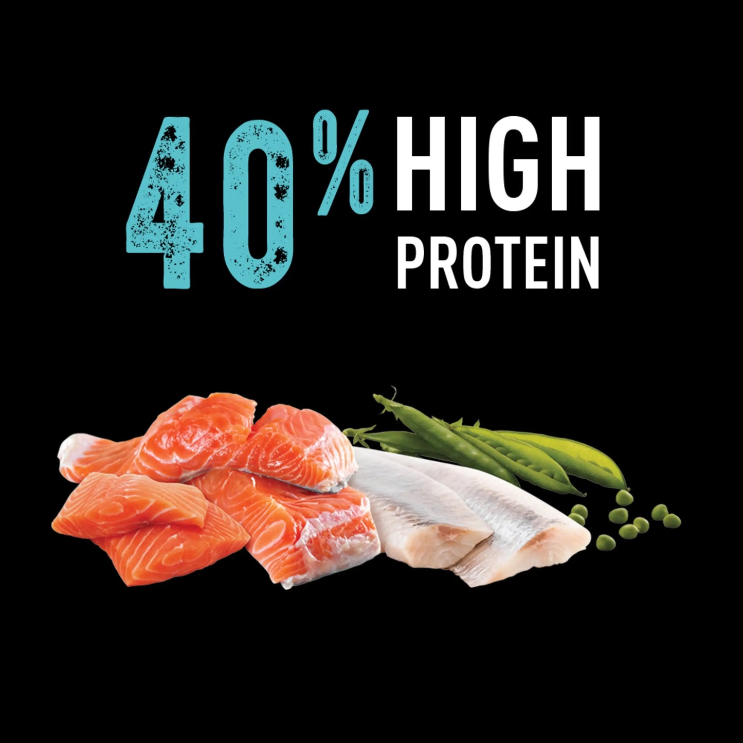 CRAVE Grain Free with Protein from Salmon & Ocean Fish Dry Adult Cat Food, 4 Pound Bag