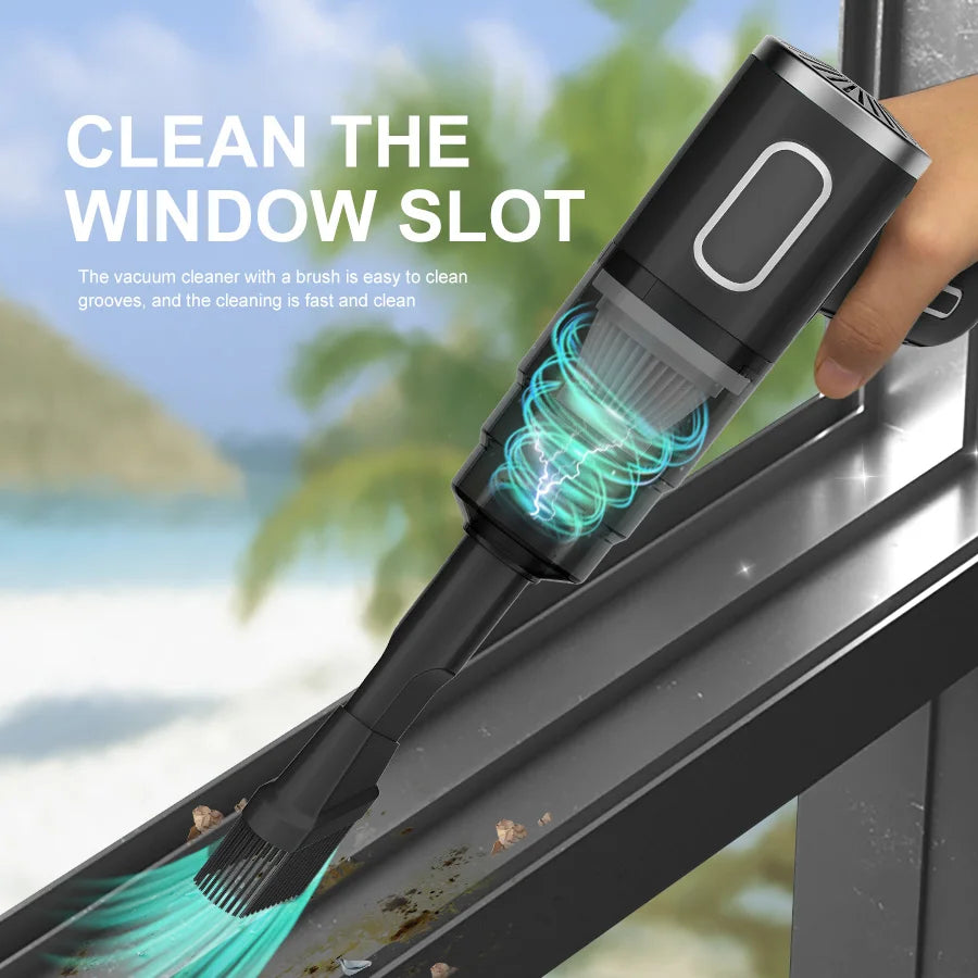 ABS Car Vacuum Cleaner Portable Powerful Wireless Vacuum Cleaner Home Carpet Cleaner Home Appliance Mini Cleaning Machine