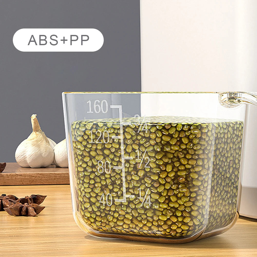 5KG Food Containers Bins Moistureproof Pet Dog Cat Food Organizer Multi-Purpose Large Capacity for Kitchen Pantry Organization