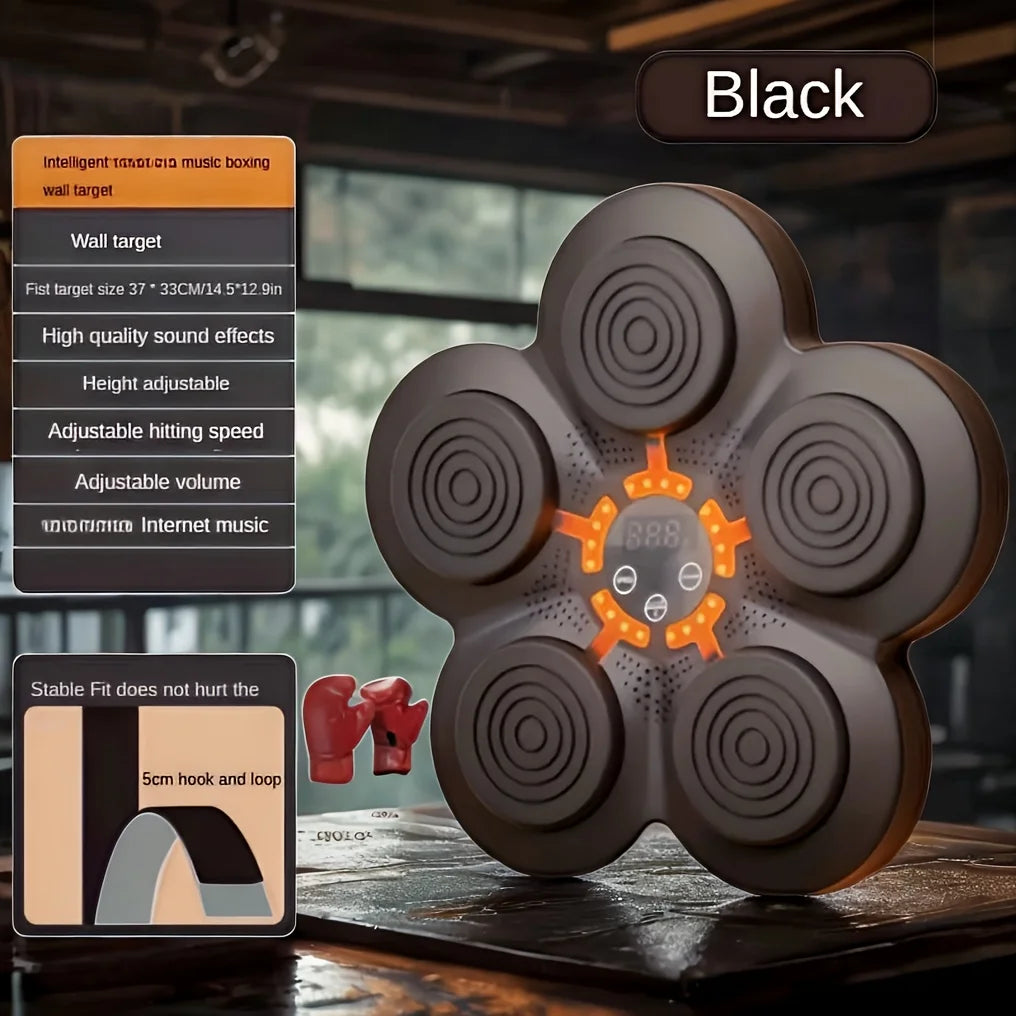 American Super New Product, A Set Of Smart Wireless Music Boxing Targets, Wall-Mounted Music Boxing Machine, Fitness Equipment,