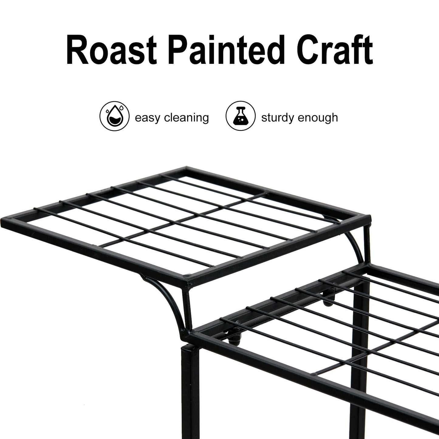 6 Tiered Plant Stand Ladder Shelf Indoor Outdoor Garden Flower Pot Stand for Home Garden Patio - Quick and EZ Shop