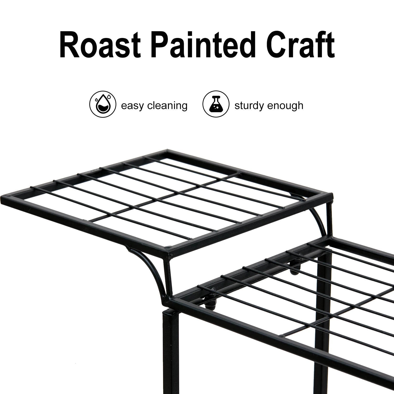 6 Tiered Plant Stand Ladder Shelf Indoor Outdoor Garden Flower Pot Stand for Home Garden Patio - Quick and EZ Shop