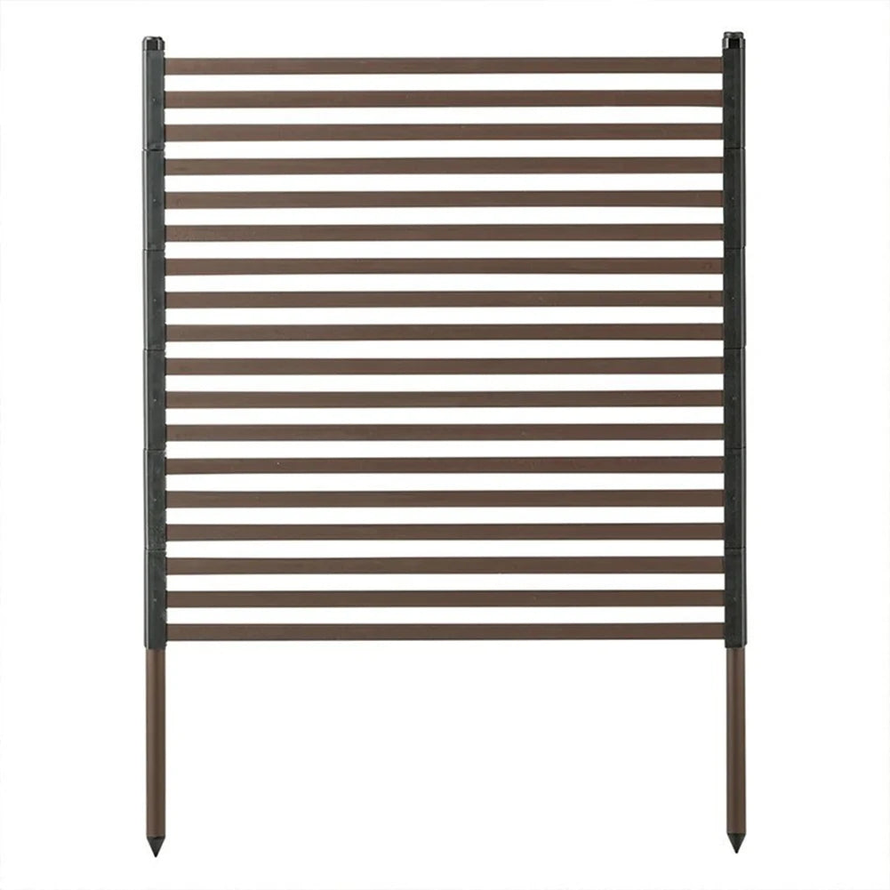 90x120cm Metal Privacy Fence PE-Coating Steel Pipes Privacy Screen Fence Fence Panel for Outside Backyard Garden Patio