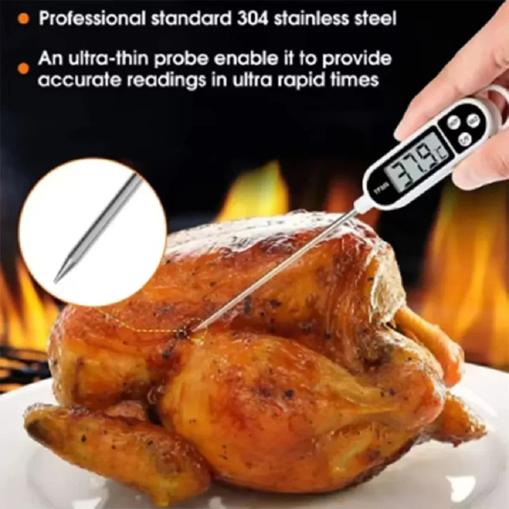 Food-grade Thermometer Household High-precision Kitchen Oil Temperature Water Baby Milk Bath Baking Measuring Home Accessories