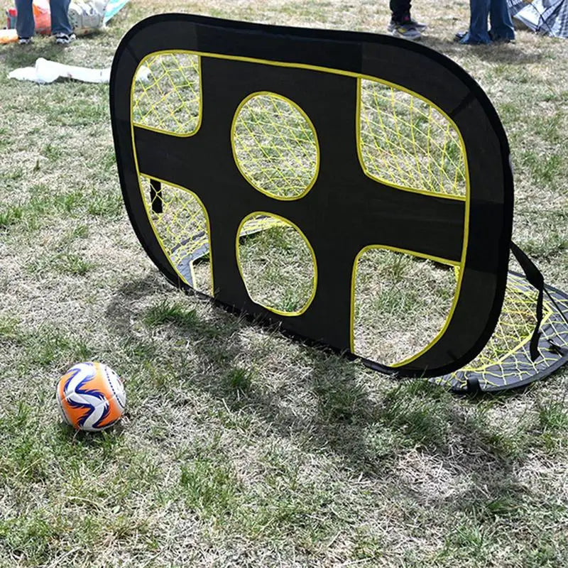 Kids Soccer Goal Portable Football Target For Soccer Cage Net Foldable Gate Impact-Resistant Outdoor Grass Football Training