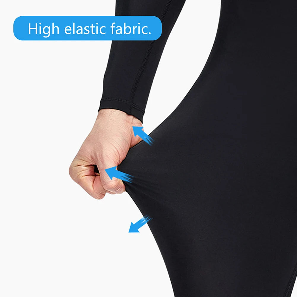 Men Diving Protection Clothes Warm Sunscreen Snorkeling Surfing Swimsuit with Zipper Anti-scratch Breathable Outdoor Accessories