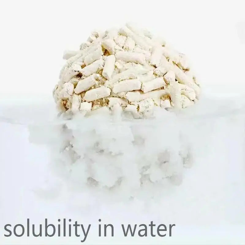 FEELING BEST Tofu Cat Litter 5.6LB Fast Clumping, Dust-Free,100% Food Grade Raw Materials, Solubility in Water