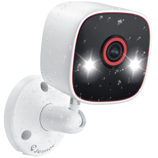 Jennov Outdoor Indoor Security Cameras 5Ghz 2.4Ghz 2K HD Wireless WiFi Pet Monitor Camera IP66