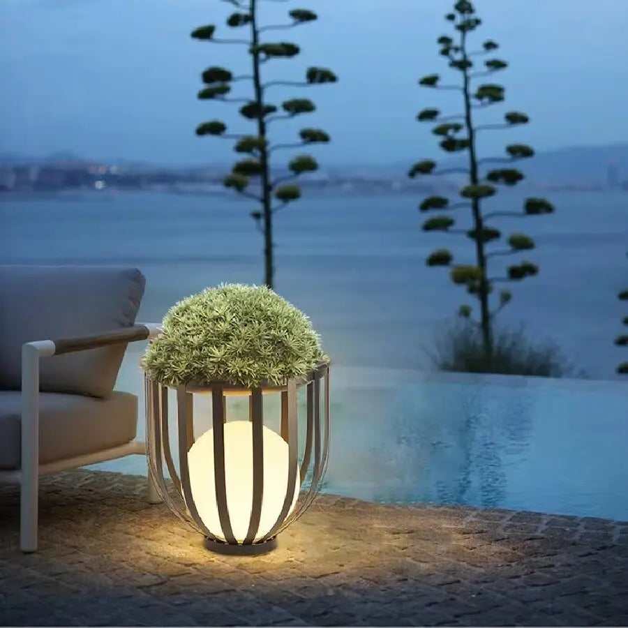1PC Solar Floor Lamp, Solar Garden Light, Outdoor Lights waterproof