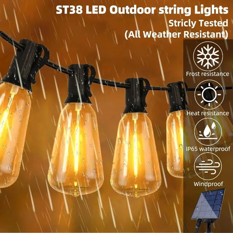 Solar String Lights 30 LED Fairy Lights Auto Dusk to Dawn Operation Shatterproof Waterproof Outdoor for Garden Wedding Christmas - Quick and EZ Shop