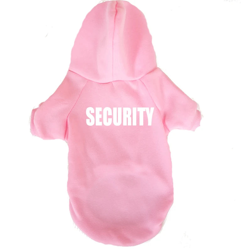 Dog clothes Pet clothes Popular fashion Hoodie Large, medium and small pet clothes Casual warm dog clothes security