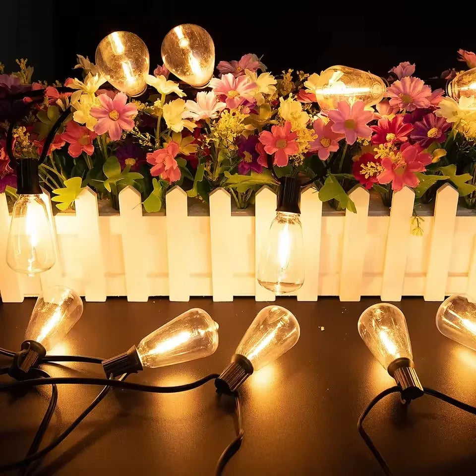 Solar String Lights 30 LED Fairy Lights Auto Dusk to Dawn Operation Shatterproof Waterproof Outdoor for Garden Wedding Christmas - Quick and EZ Shop