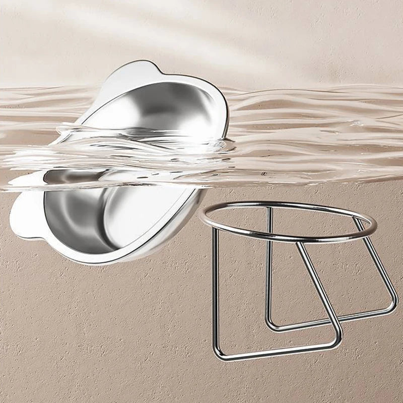 Tilted Cat Bowl Stainless Steel Cat Food Bowls with Metal Stand Food and Water Dish for Cats Kitten Puppies Feeders Cat Supplies - Quick and EZ Shop